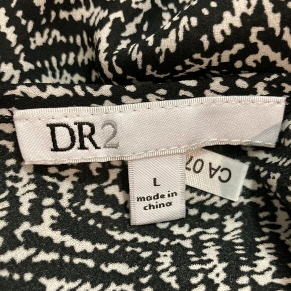 DR2 Black V-Neck Sleeveless Top Lightweight Large​​​​​​​ - Picture 11 of 12